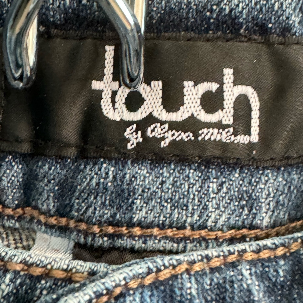 Touch by Alyssa Milano New York Yankees jeans, size 27 - Picture 3 of 6